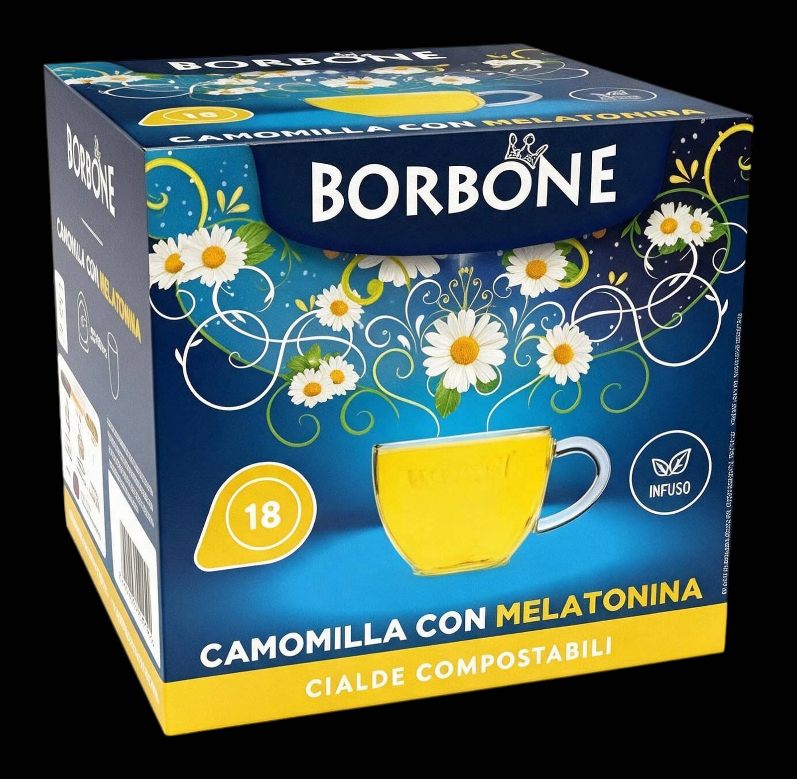 Borbone Camomilla e Melatonina 18 Cialde | ESE 44 mm