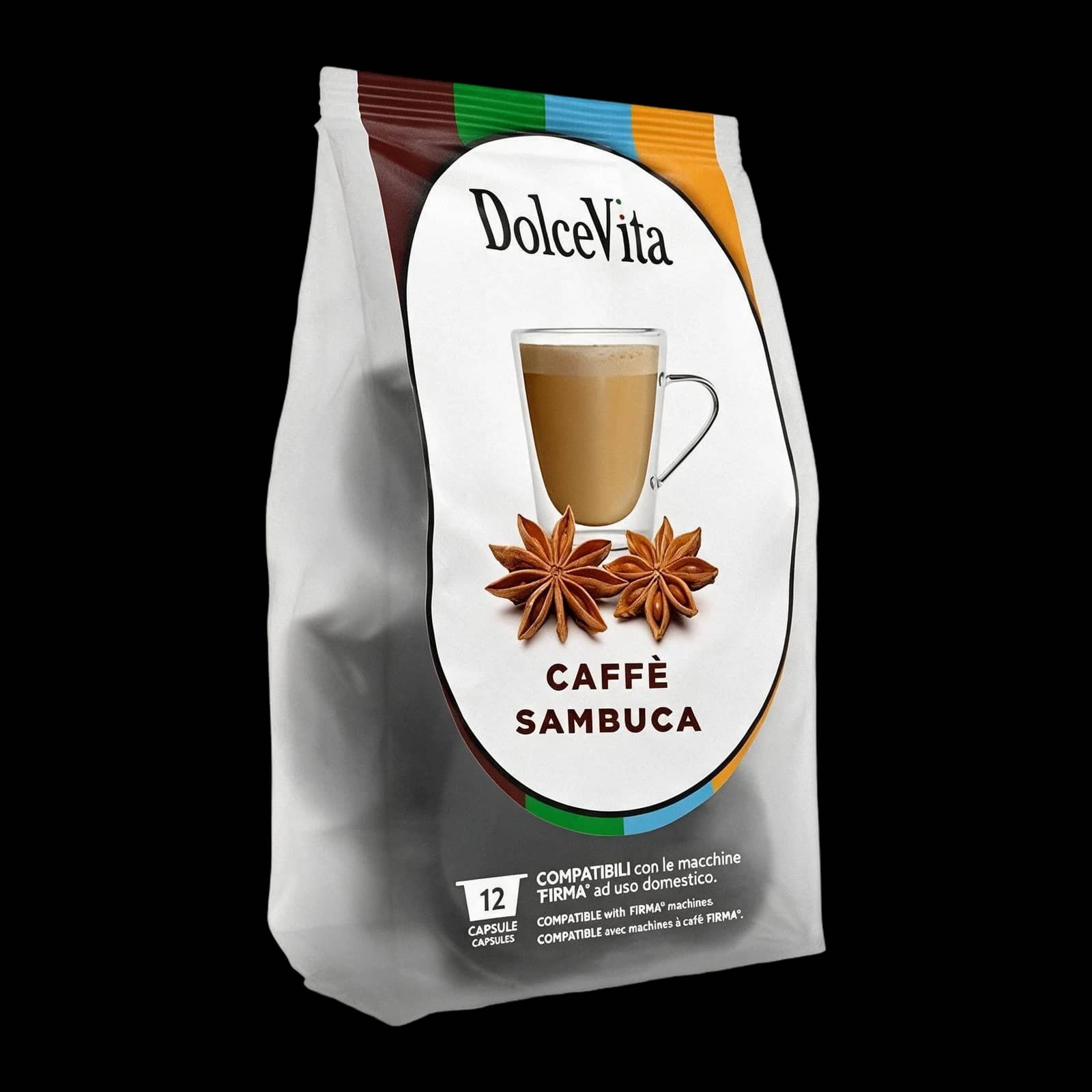 Dolce Vita Caffè Solubile Aroma di Sambuca 12 Capsule | Lavazza Firma