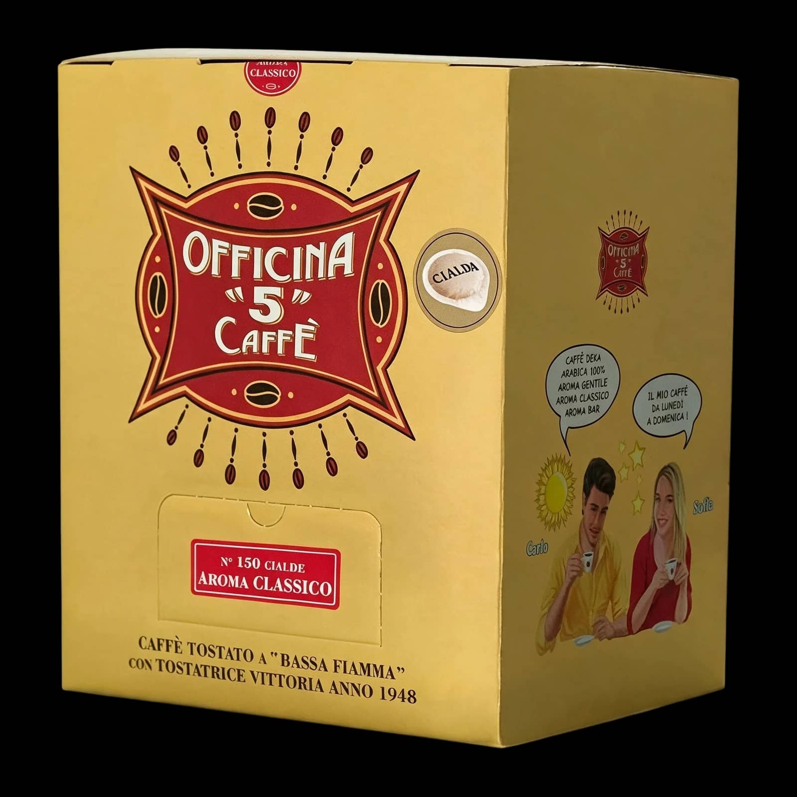Officina 5 caffè Aroma Classico 100 Cialde | ESE 44mm