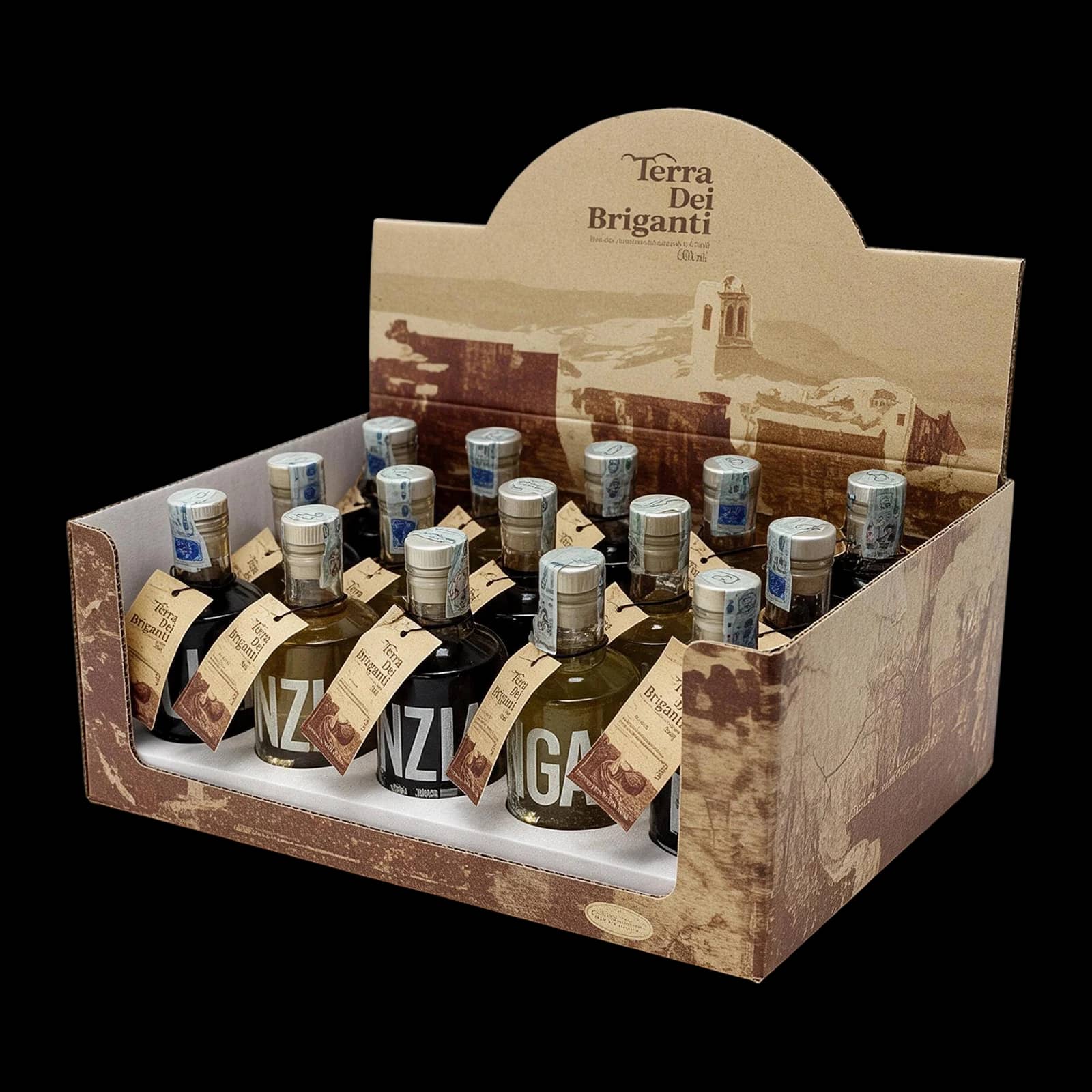 Terra Dei Briganti Espositore Vuoto per Bottiglie 100 ml
